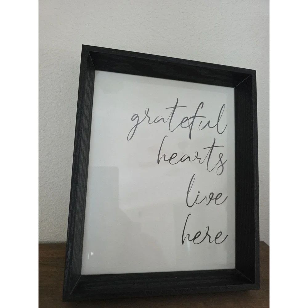 Boston Warehouse Trading Corp‎ 8x10 Black Wood Plaque Frame 